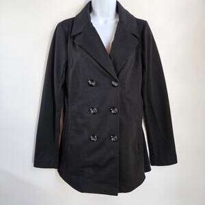 41 Hawthorn‎ Black Button Front Blazer Size S Professional Career Office